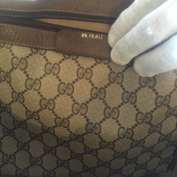 🔴SOLD🔴Vintage Gucci Webbing Sherry Boston Bag - Picture 5 of 7